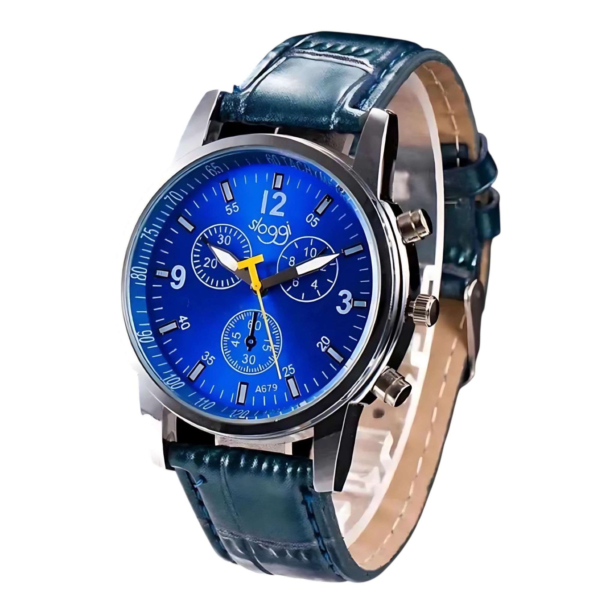 Unisex Fashion Leather Quartz Watch – Casual & Elegant Style by Wave & Hang