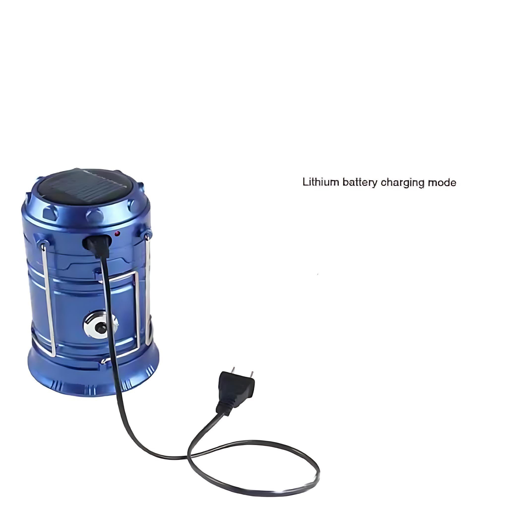 Solar Multi-Functional Camping Lantern with Charger – Retractable LED Light for Outdoor & Emergency Use by Wave & Hang