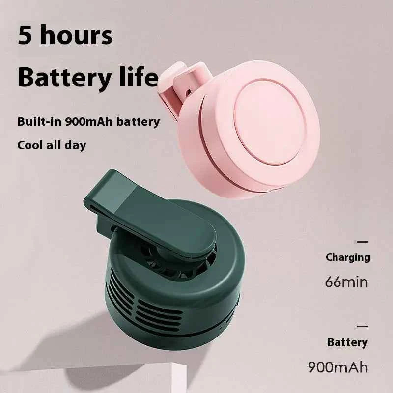 Mini USB Portable Fan – Compact, Quiet, Rechargeable with 3-Speed Settings
