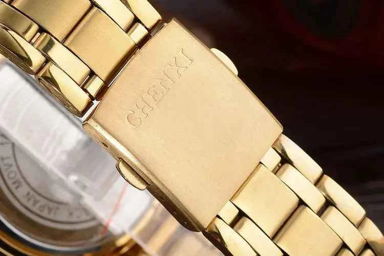 Couple’s Waterproof Quartz Watch – Deluxe Morning Edition, Unisex