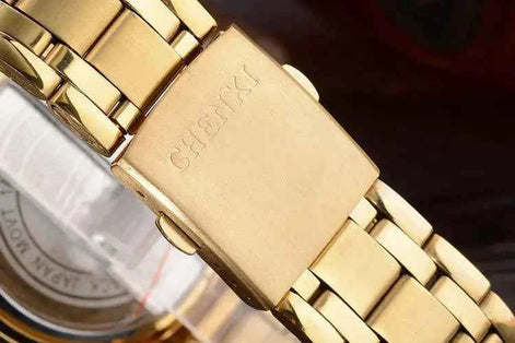 Couple’s Waterproof Quartz Watch – Deluxe Morning Edition, Unisex