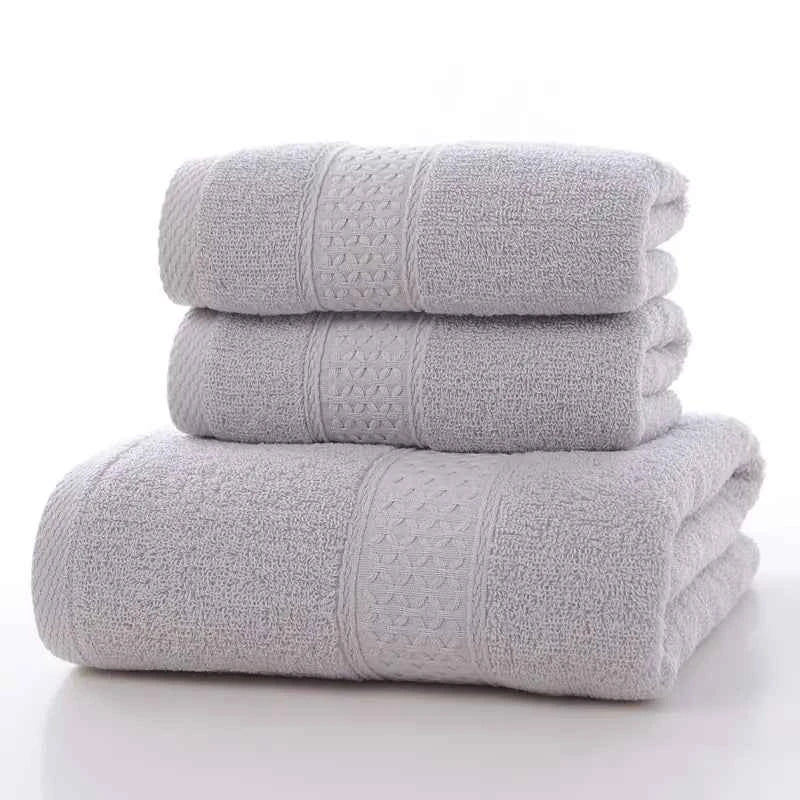 Milan Cotton Towel Set – Thick & Absorbent Bath Towels Combo