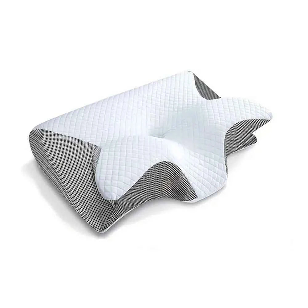 Orthopedic Memory Foam Cervical Pillow | Ergonomic Butterfly Neck Support Cushion for Pain Relief & Alignment
