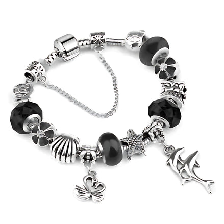 Trendy Ocean Animal Crystal Bracelet – Women’s Marine Charm Jewelry by Wave & Hang