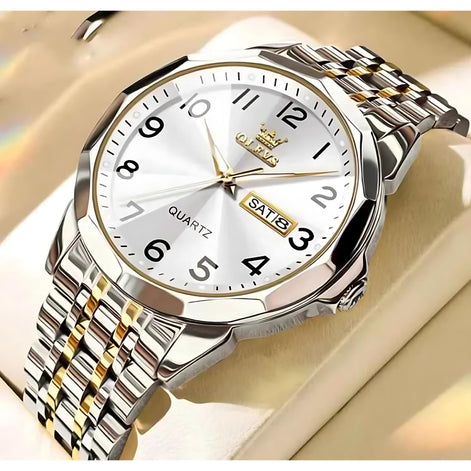 AquaTime Men's Waterproof Digital Watch | Stylish & Durable by Wave & Hang