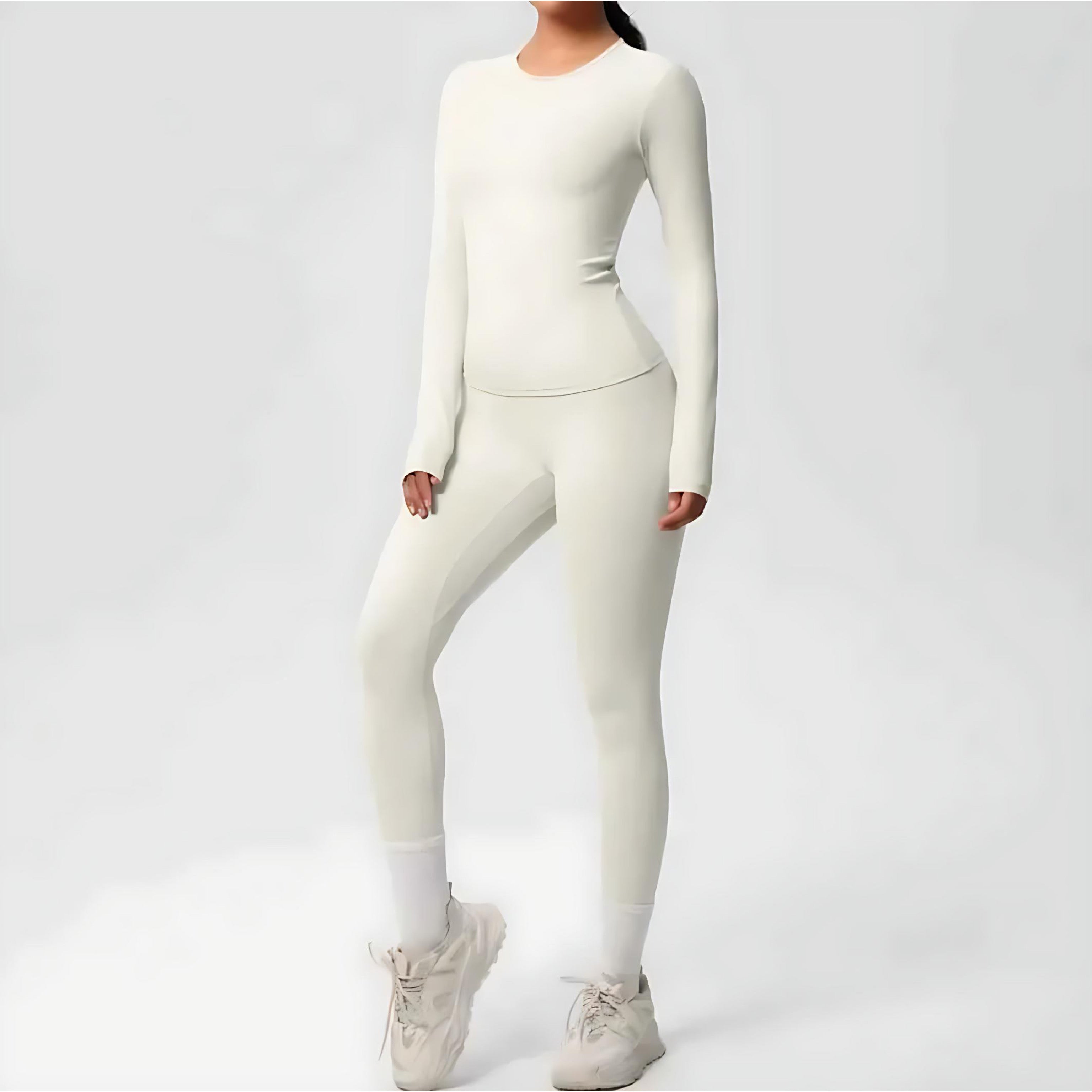 Premium Double-Sided Yoga Suit – Seamless, Stretch & Comfort by Wave & Hang