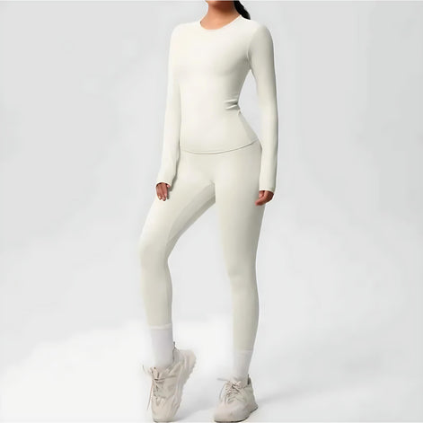 Premium Double-Sided Yoga Suit – Seamless, Stretch & Comfort by Wave & Hang