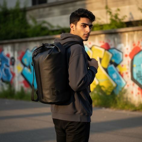 PVC Waterproof Dry Bag – Roll-Top, IPX Waterproof (5L–30L) by Wave & Hang