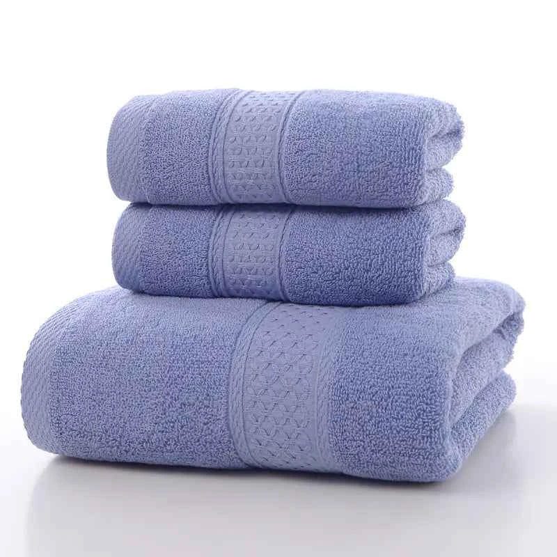 Milan Cotton Towel Set – Thick & Absorbent Bath Towels Combo