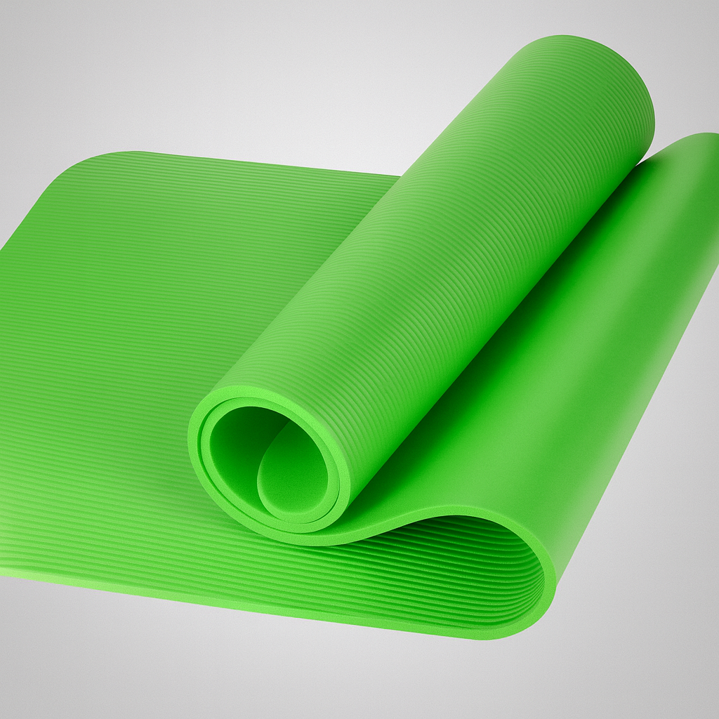 NBR Textured Yoga Mat – Extra Thick, Non-Slip & Cushioned for Comfort by Wave & Hang