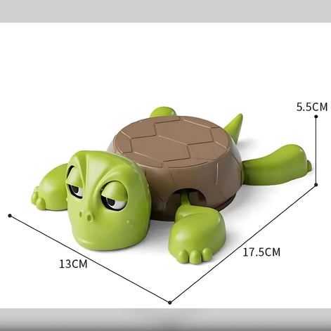 Turtle Press Coaster – Fun Desk Decor & Drink Holder by Wave & Hang