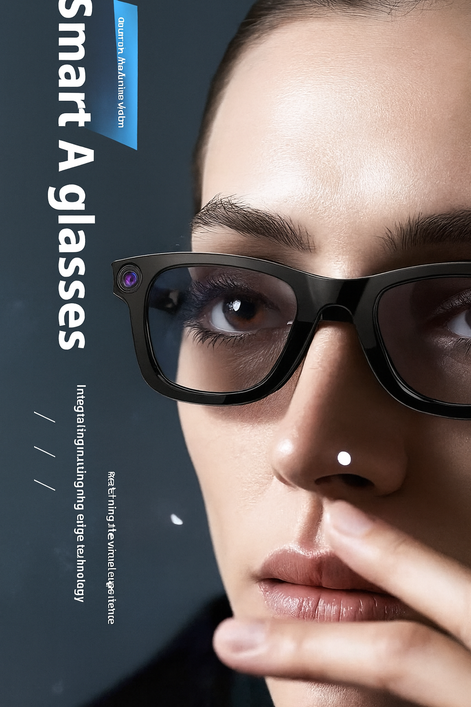 AI Tech Smart Glasses - HD Video Recording & Touch Controls