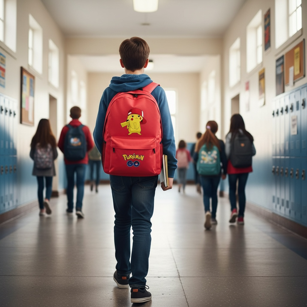 Pokémon Pikachu Backpack – Anime Style School Bag for Students & Fans (Unisex) by Wave & Hang