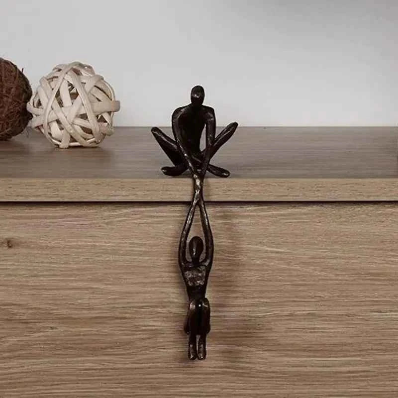Dancing Couple Figurine – Romantic Resin Sculpture for Home Decor
