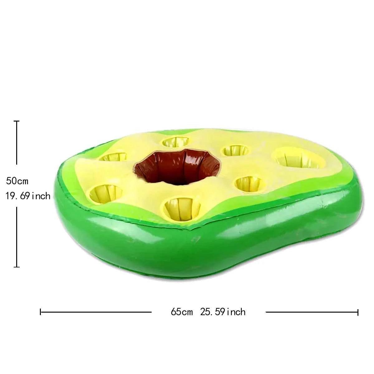 Inflatable Pineapple Pool Drink Holder Floating Snack Tray by Wave & Hang