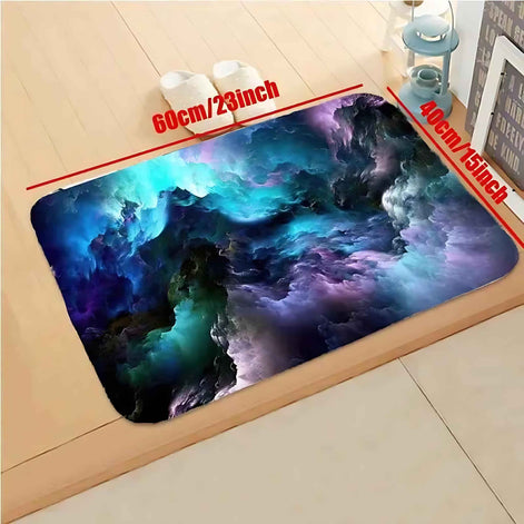 3D Galaxy Space Star Rug | Cosmic Area Carpet for Living Room Decor