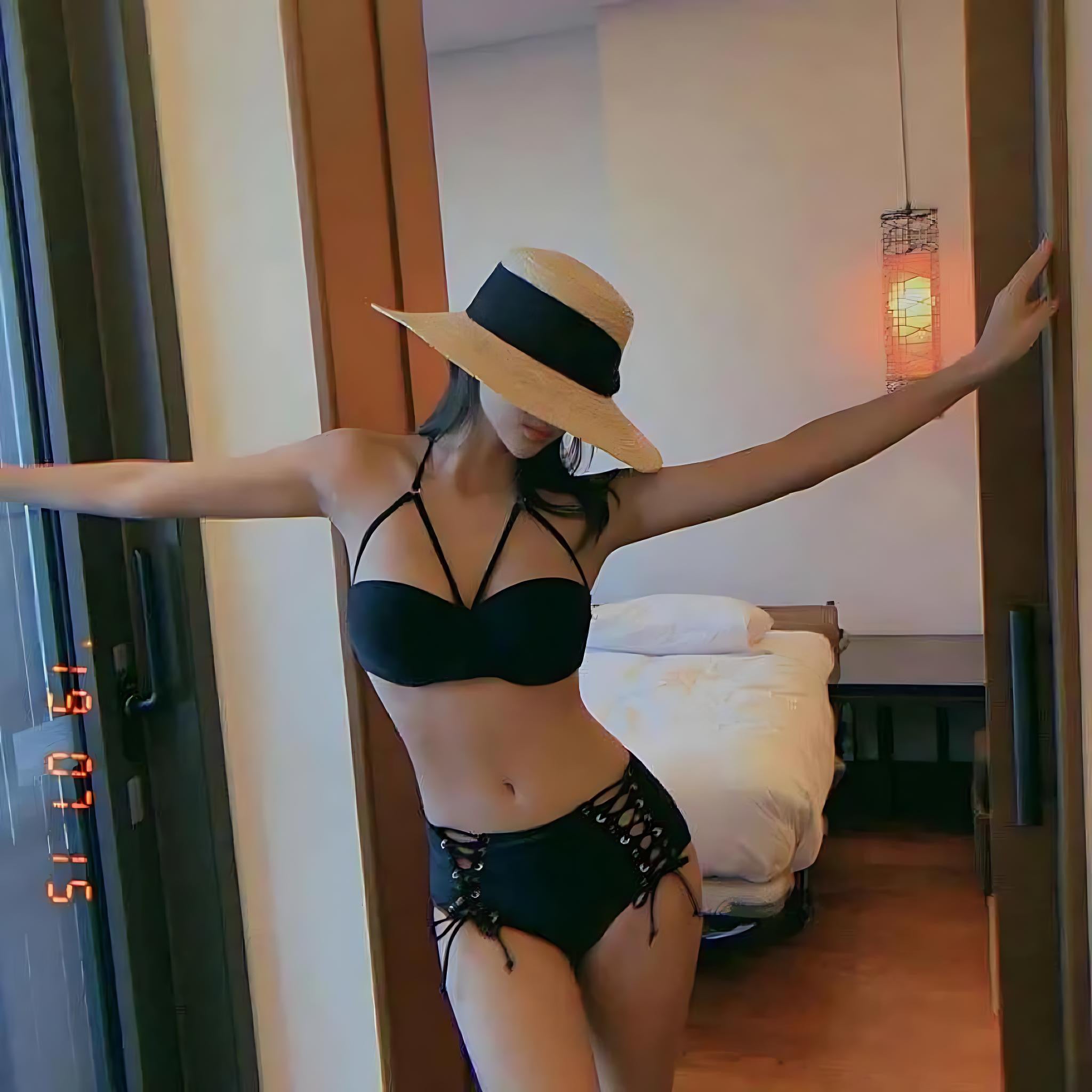 Sexy Black Bikini Set – Timeless Swimwear for Bold & Confident Women by Wave & Hang