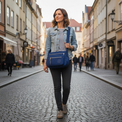 Nylon Crossbody Bag – Lightweight & Stylish for Women by Wave & Hang