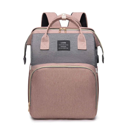 Durable Mommy Travel Backpack – Stylish, Large-Capacity Diaper Bag with Ergonomic Design for Moms