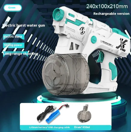🚀 Viral Electric Repeating Water Gun – Long Range Rechargeable Blaster