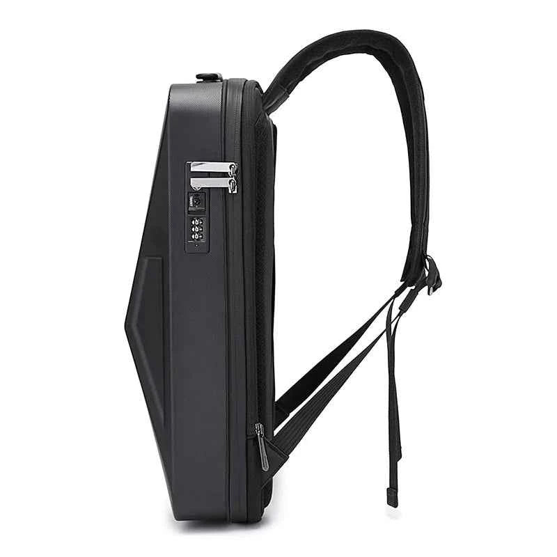 Cyber Laptop Backpack – Anti-Theft, Hard Shell, USB Charging, 14-Inch Travel Bag