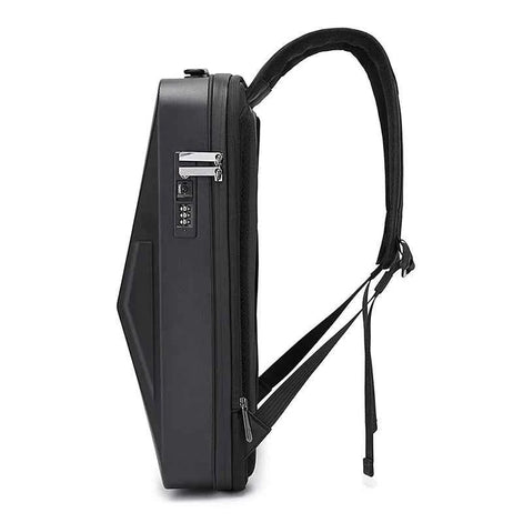 Cyber Laptop Backpack – Anti-Theft, Hard Shell, USB Charging, 14-Inch Travel Bag