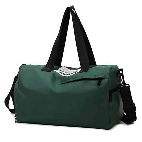 Waterproof Sports Gym Bag With Wet Pocket And Shoe Compartment Large Capacity Travel Duffle by Wave & Hang