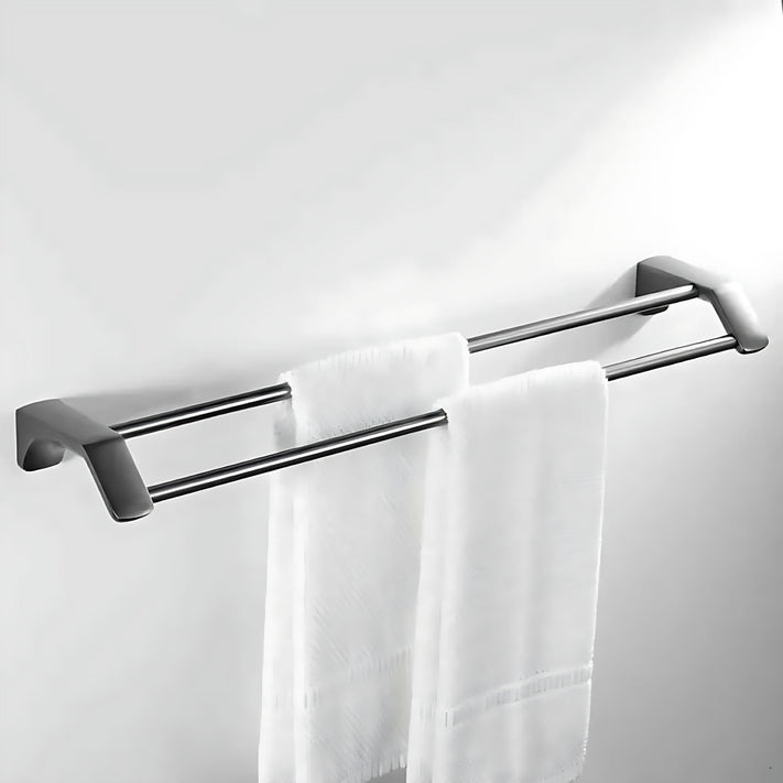 304 Stainless Steel Towel Rack Set – Rustproof & Modern Design by Wave & Hang