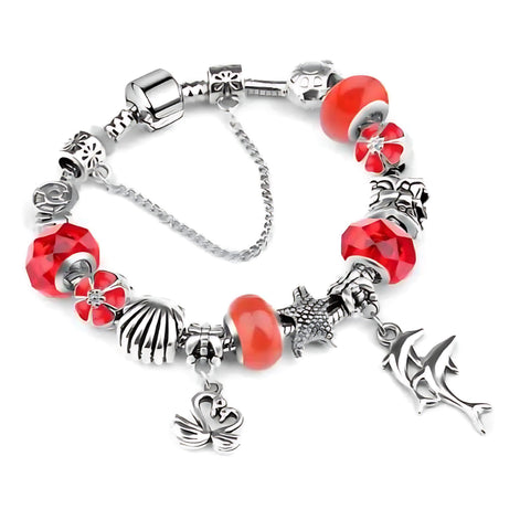 Trendy Ocean Animal Crystal Bracelet – Women’s Marine Charm Jewelry by Wave & Hang