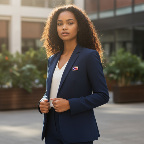 Puerto Rico Flag Pins 12 Pack Durable Metal Lapel Badges For Pride Premium Electroplated Finish by Wave & Hang