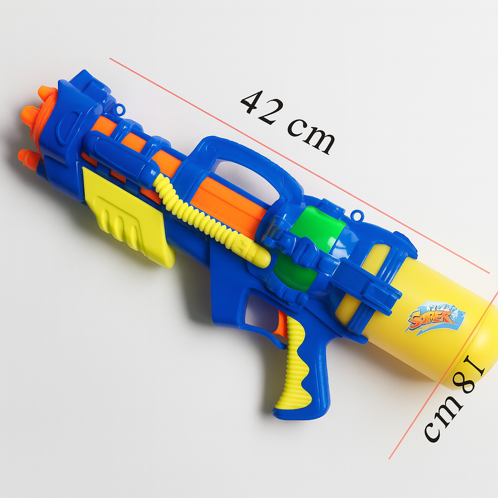 High-Pressure Beach Water Gun – 300ML Long-Range Soaker Blaster for Pool, Beach & Backyard Battles by Wave & Hang