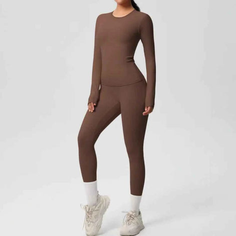 Premium Double-Sided Yoga Suit – Seamless, Stretch & Comfort