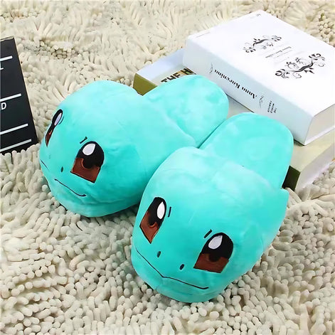 Pokémon Plush Slippers – Cozy Indoor Shoes Featuring Pikachu, Snorlax, Charmander & More by Wave & Hang