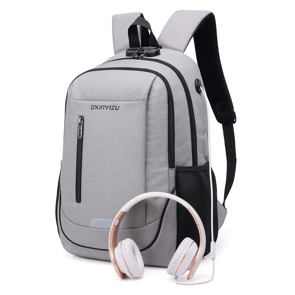 🎒 Dual Leisure Travel Laptop Backpack – Waterproof, Lightweight & Multi-Compartment