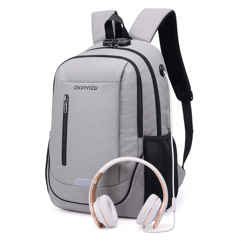 Dual Leisure Travel Laptop Backpack – Waterproof, Lightweight & Multi-Compartment