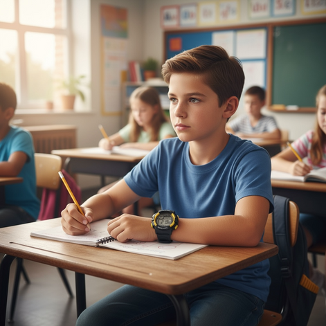 Student Digital Sports Watch Waterproof LED Display With Alarm Chronograph Calendar Unisex Multi Color by Wave & Hang