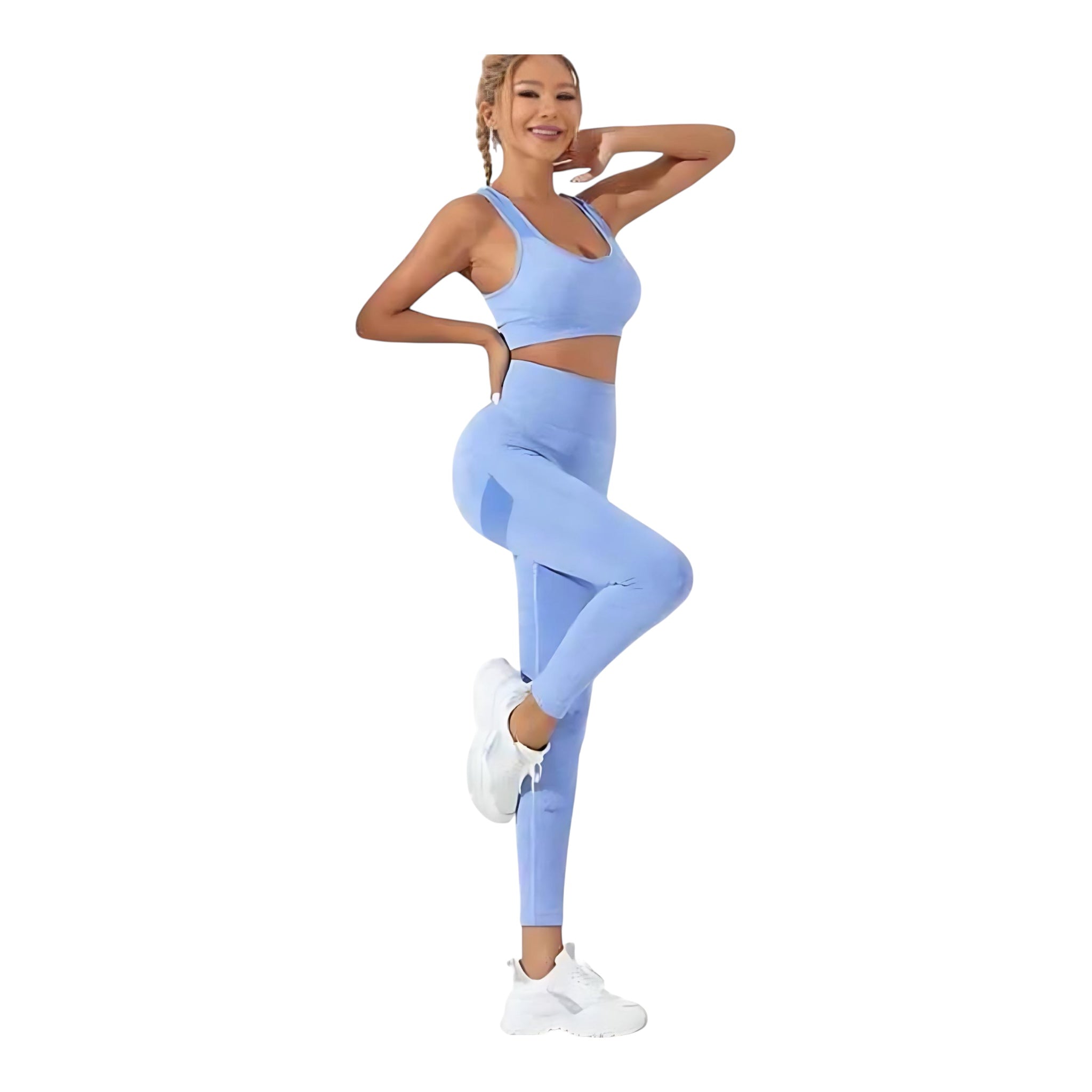 Women’s High-Waist Yoga Pants – Hip Lift, Tummy Control & Stretch by Wave & Hang