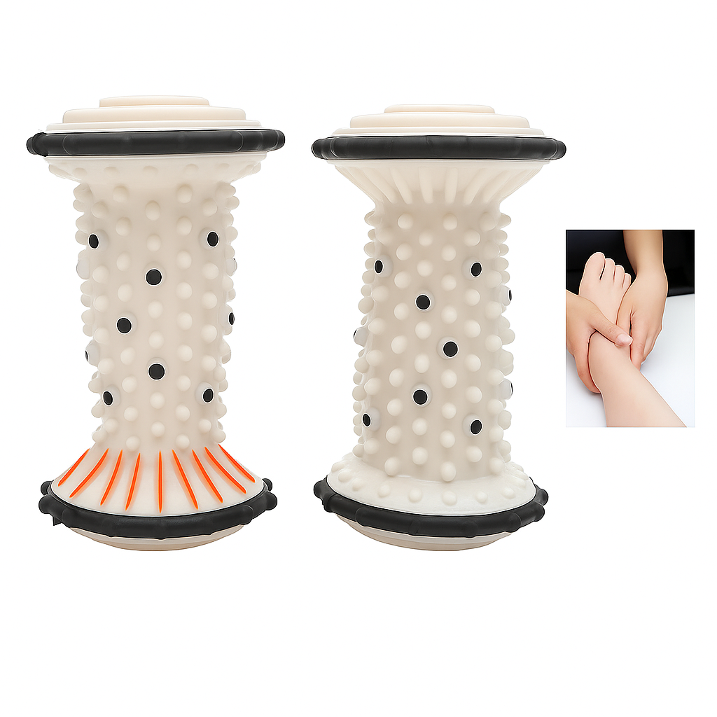 Foot Roller Massager for Plantar Fasciitis Hot and Cold Therapy by Wave & Hang