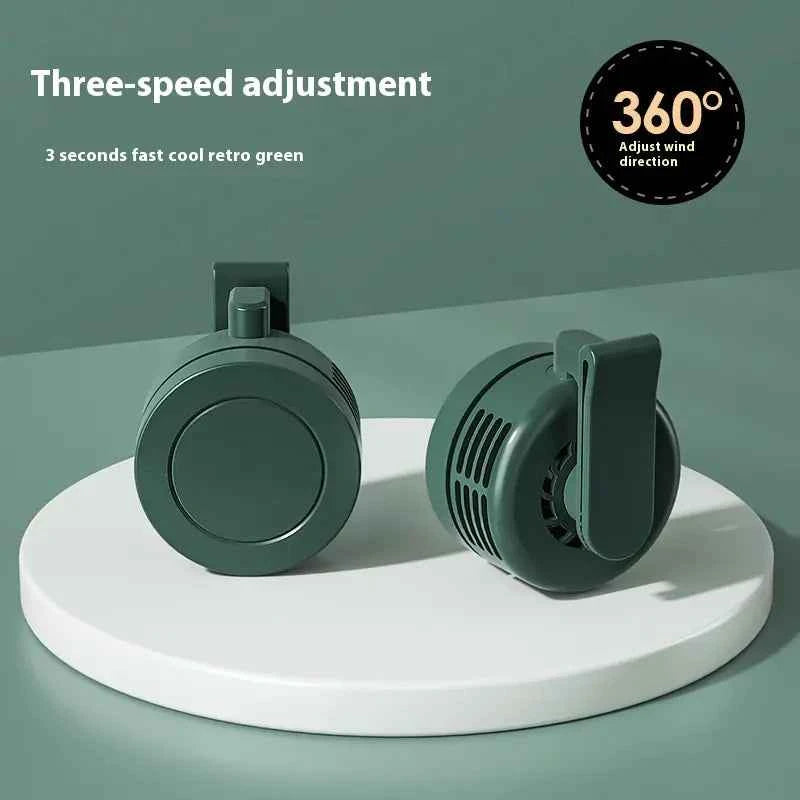 Mini USB Portable Fan – Compact, Quiet, Rechargeable with 3-Speed Settings