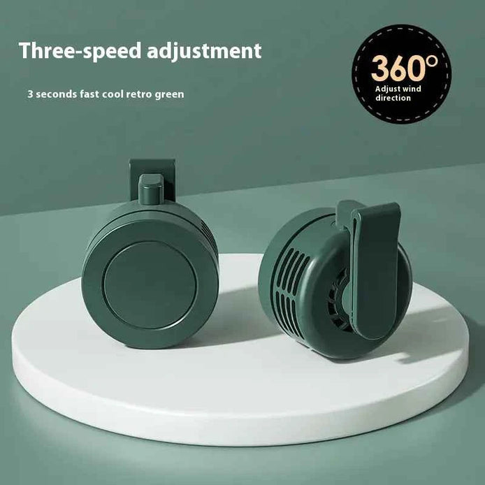Mini USB Portable Fan – Compact, Quiet, Rechargeable with 3-Speed Settings