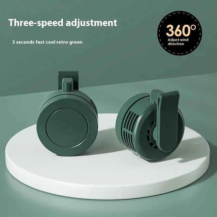 Mini USB Portable Fan – Compact, Quiet, Rechargeable with 3-Speed Settings