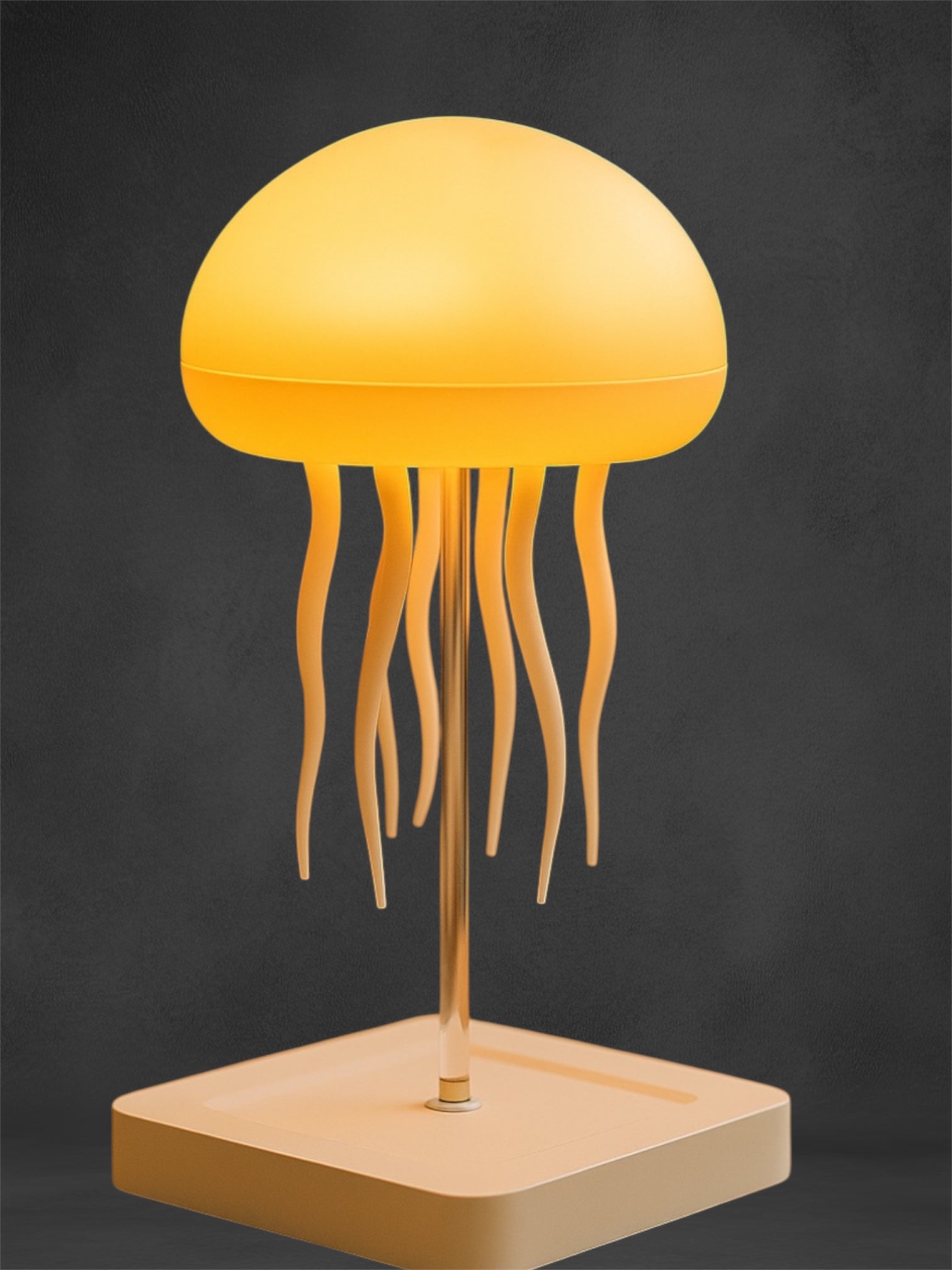 Jellyfish LED Lamp – Soothing Sound-Controlled Night Light for Relaxation by Wave & Hang