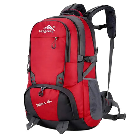 Outdoor Waterproof Backpack – Wear-Resistant Nylon, 15″ Laptop Compartment by Wave & Hang