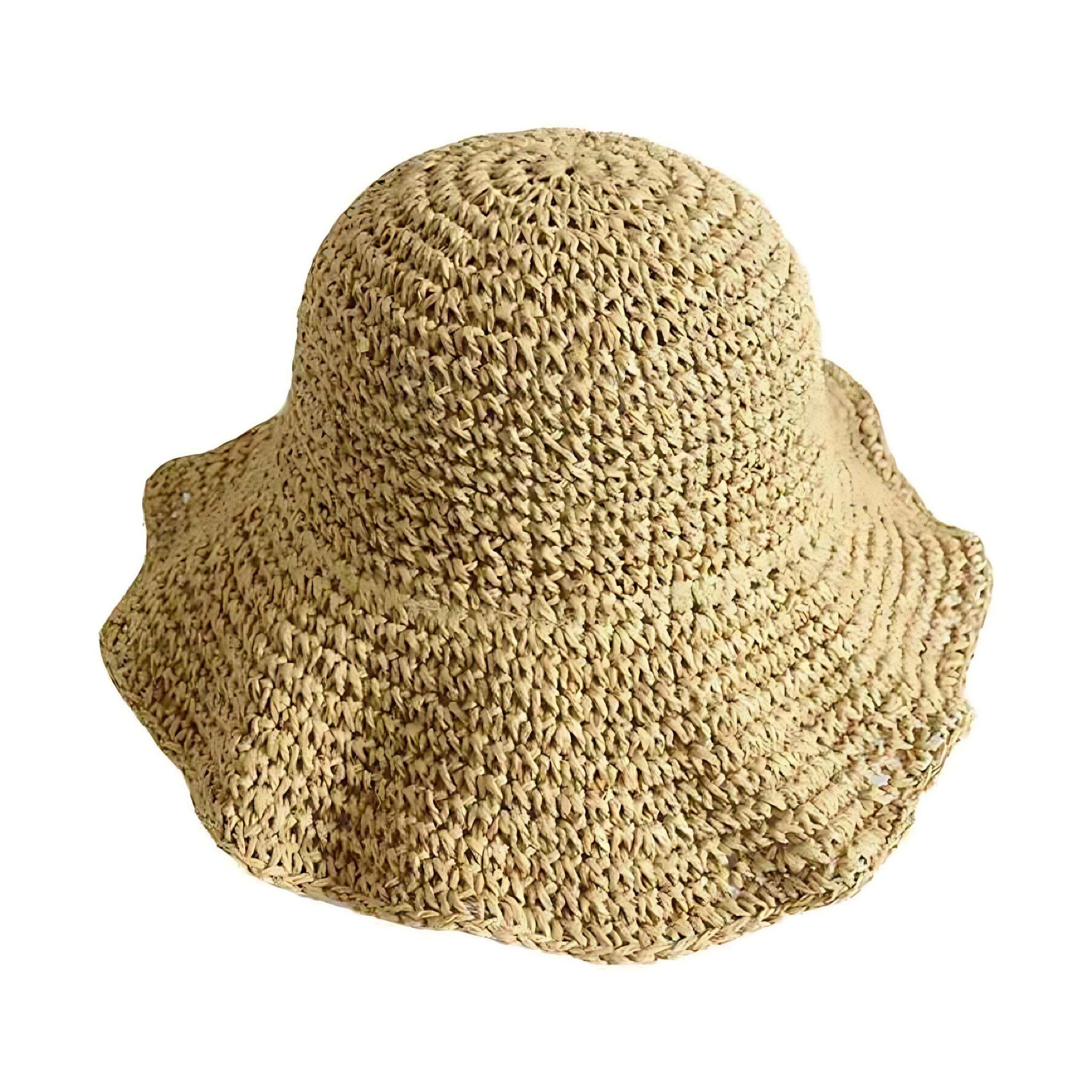 Versatile Foldable Straw Sun Hat | UV Protection for Women by Wave & Hang