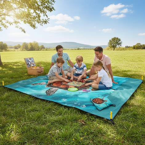 BeeGreen Sandfree Beach Blanket - Waterproof & Extra Large