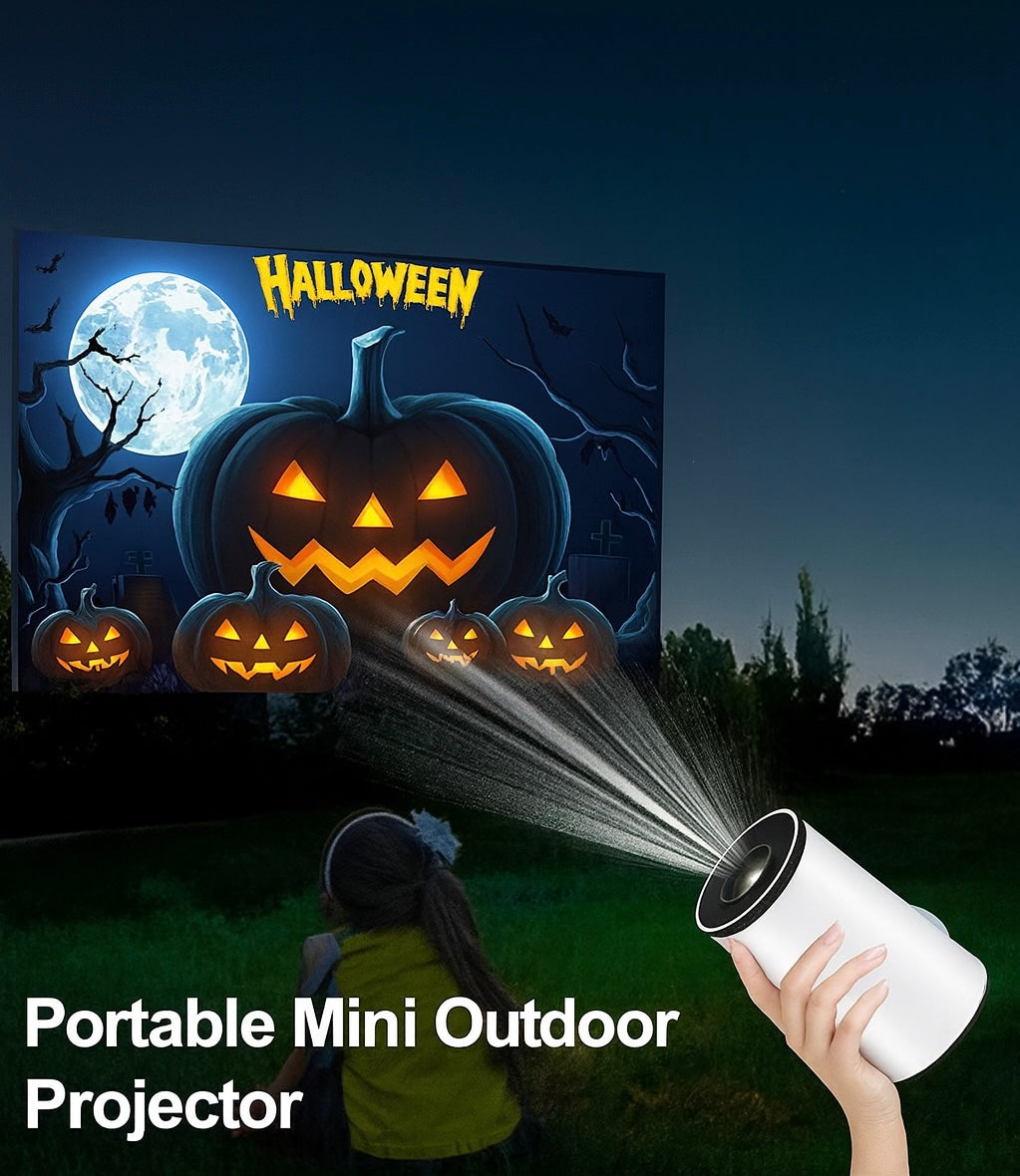 CosyCove™ 4K Mini Projector – Portable Smart Projector with WiFi 6, BT 5.0, Android 11 & 180° Rotatable Design