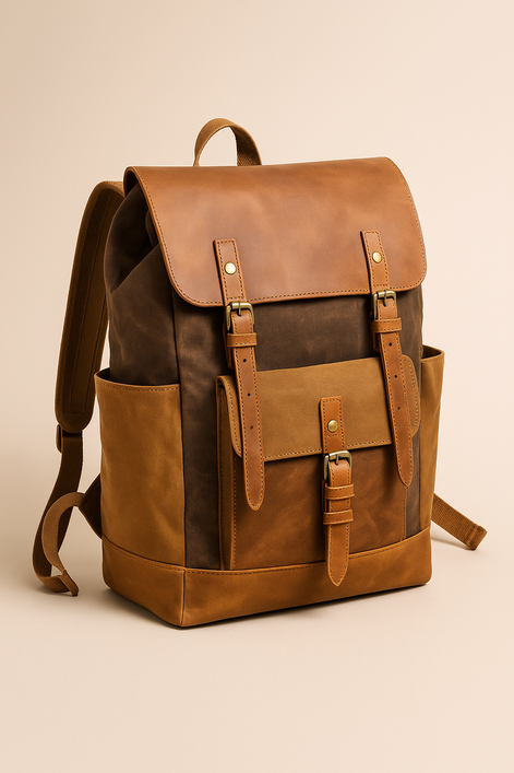 Vintage Canvas Backpack – Waterproof, Shockproof & Stylish Multi-Purpose Travel Bag