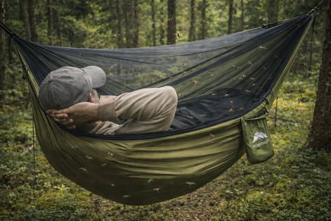 Homithley Camping Hammock - Lightweight with Mosquito Net, Portable