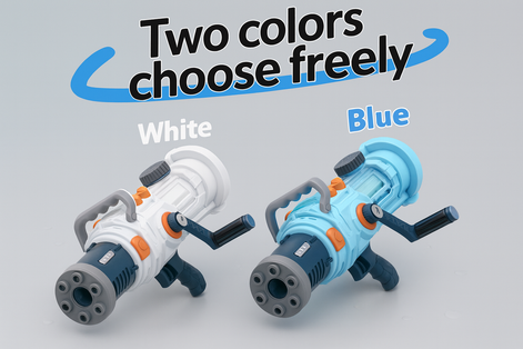 Gatling Hand-Crank Water Gun – Rapid-Fire Soaker for Ultimate Summer Battles by Wave & Hang