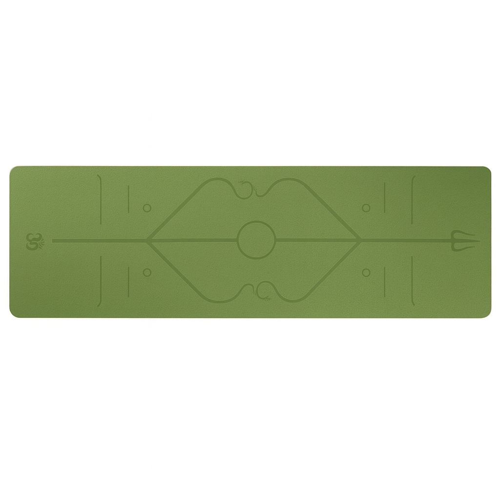 Premium Yoga Mat – Eco-Friendly, Non-Slip & Cushioned for All Workouts by Wave & Hang